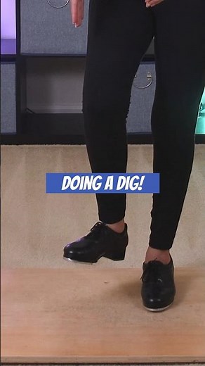 Beginner Tap Dance Tutorial- THE DIG! #shorts #learntotapdance #beginningtap
