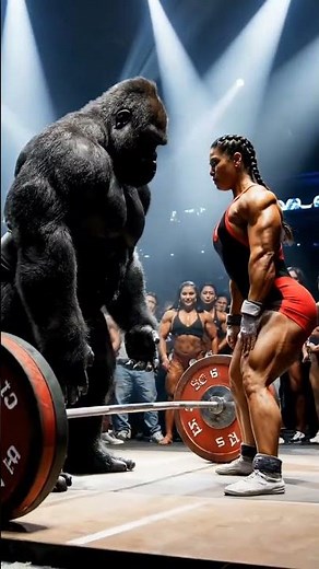 "The Beastly Bodybuilder Gorilla 💪🐒 | Unbelievable Strength in 8K!"