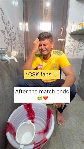 CSK fans 💔😭💛 (CSK fans irukeengala? 🥺) #shorts #funny #ipl2026 #csk #gopinathchinu #trending