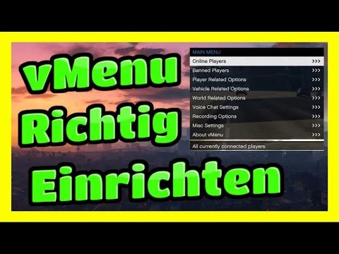 Fivem Vmenu Richtig einrichten für GTA RP | FREE