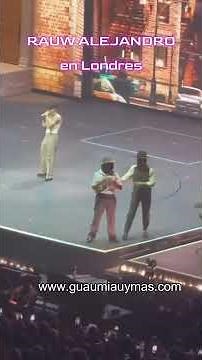 RAUW ALEJANDRO en Londres en concierto durante COSA NUESTRA TOUR #RauwAlejandro #Londres