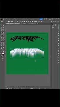 3D Text Effect in Photoshop #photoshop #tutorial #ytshorts