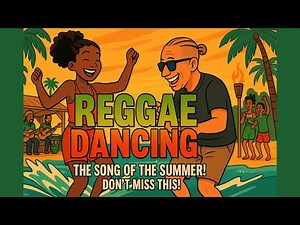 Reggae Dancing (Official Animated Video) 🎶 Real People, Cartoon Island Vibes, Feel-Good Hit!