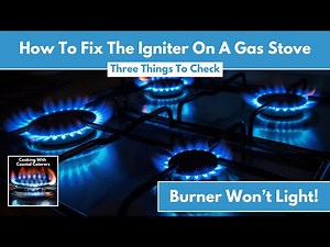 How To FIX THE IGNITER On A GAS STOVE BURNER | Burner Won't Light 👍
