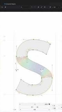 Creating 'S' in FontLab #shorts #speeddrawing #font #fontstyle #uppercase #designer