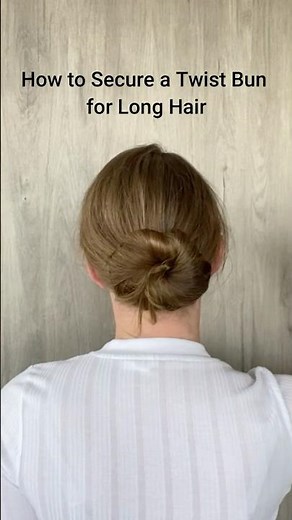 3 Ways to Secure Twist Bun With Long Hair
