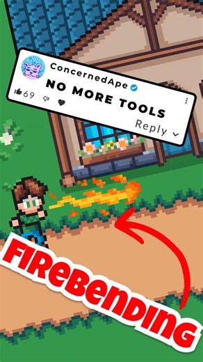 What If You Could Firebend In Stardew Valley #gamedev