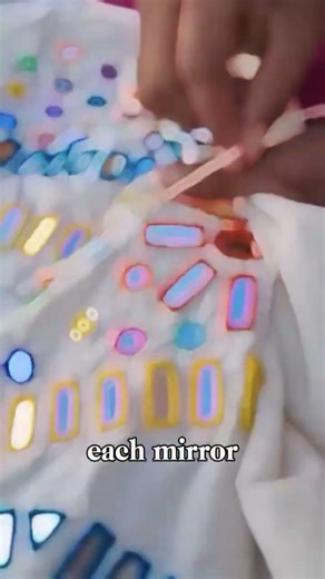 Why Indians sew thousands of mirrors into their clothes 🪞✨#shorts