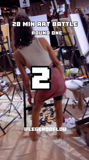 Exciting Art Battle Challenge: Live Painting in 20 Minutes!