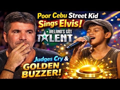Poor Cebu Street Kid Sings Elvis 😱 | Judges Cry & GOLDEN BUZZER SHOCK on Ireland’s Got Talent