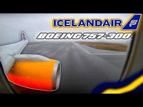INSANE Power! Icelandair 757-300 BLASTS Out of Keflavik!