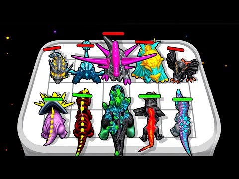 Merge Kog Godzilla Vs Dinosaur game in MAX LEVEL ⭐ Merge Simulator Battles