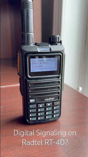 Radtel RT-4D - Digital Signaling on Analog
