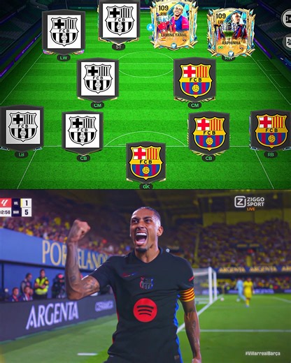 Old vs Prime Barcelona #fcmobile #eafcmobile #fifamobile #easports #fc24