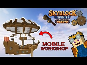 How I raised a shipwreck from the void with the Create mod