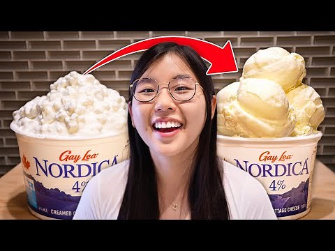 2-Ingredient Cottage Cheese ICE CREAM 🍦 (TikTok’s VIRAL dessert HACK!)