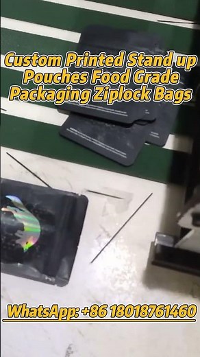 Custom Printed Stand Up Pouches | Food Grade Ziplock Packaging Factory