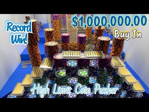 Huge Gold Pyramid￼ High limit coin pusher
