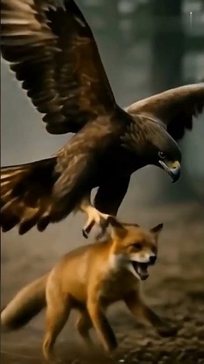 🦅 Eagle vs Fox | Unbelievable Wildlife Battle Caught on Camera!