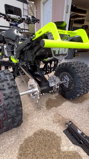 First Time ATV Chain Lubing: Yamaha YFZ450R Maintenance Tips