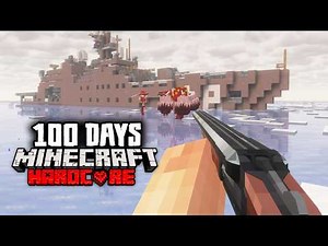 I Survived 100 Days in the Arctic Bacterial Outbreak in Hardcore Minecraft