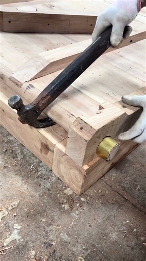Antique Solid Wood Door Hinges | Copper Sleeve Technology for Decades of Smooth Operation #ubdiy