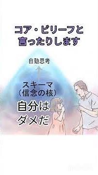 「スキーマ(信念の核)」① #心理学 #認知行動療法 #メンタル