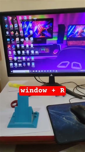 open run shortcut/ Windows+R / #shortcut #computer