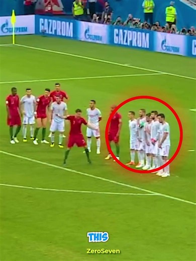 Ronaldo Scored The Best Free Kick Against Spain...
