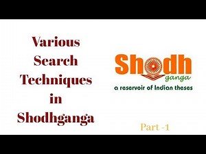 Shodhganga | Advanced Search Techniques #QandAJunction #SearchTips Part-1