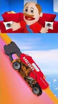 Jeffy Jumps a NERF Car!