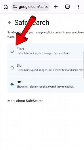 How to Turn On SafeSearch Filter in Chrome Browser | Chrome SafeSearch Settings 2026 #shorts