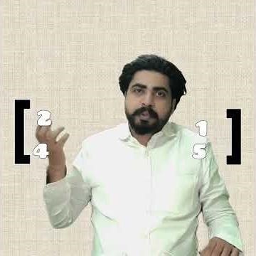 ADJOINT of 2x2 MATRIX simplest explaination