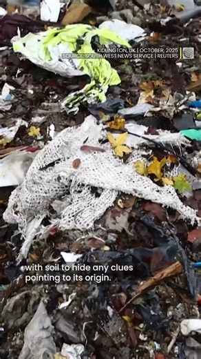 Anglers discover two-story-high illegal garbage dump in UK field