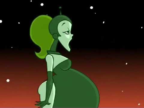 Alien Girl Burp Slow Motion