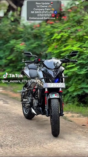 NR Motors: 2017 NS 200CC Black Host Bike in Mint Condition