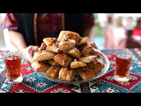 Traditional Armenian Gata Walnut Roll | Village Recipe
