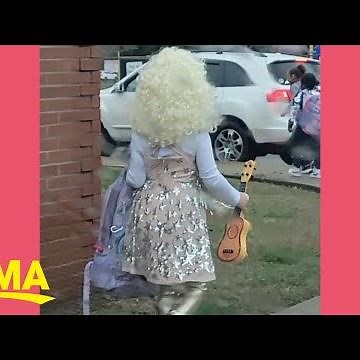 6-year-old goes viral after dressing up as Dolly Parton for school l GMA
