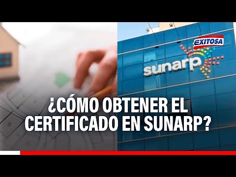 🔴🔵 Búsqueda catastral: ¿Cómo obtener el certificado en Sunarp?