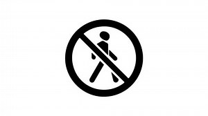 Animation Set Pedestrian Traffic Prohibited Sign Stock Footage Video (100% Royalty-free) 1111989289 | Shutterstock