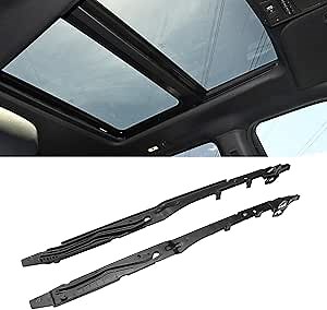 Sunroof Track Assembly Repair Kit 2 Pcs Fit for Ford F150 2015-2020 F250 F350 F450 2017-2019 Sunroof Guide Rails Replacement FL3Z-1651071-A FL3Z-1651071-B