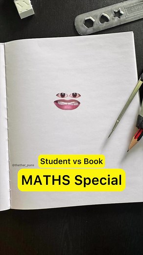 792K views · 10K reactions | Student VS Book 藍 | Maths Special #exam #students #book #time #india #pass #fail #reality #sarcasm #girlfriend #life #funnyreels #comedyreels #reelsfb #reelitfeelit #maalik #thetharpuns | Thethar Puns | Facebook