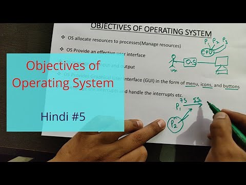 Explain the objectives of an operating system | Operating System Tutorials Hindi - 05