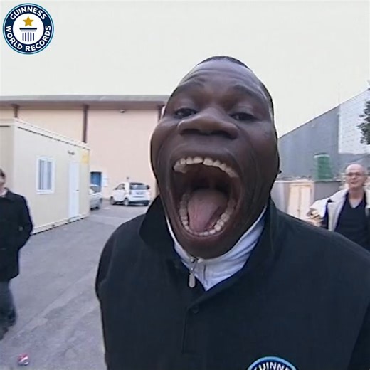 In 2010 Francisco Domingo Joaquim AKA “Chiquinho” from Angola set a record with a mouth so wide, he could fit a soda can sideways  | Bom Jesus TV | Facebook
