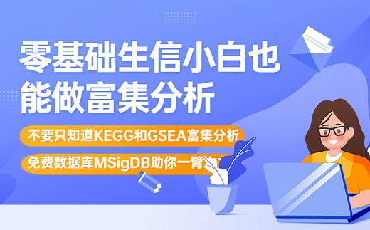 【科研工具】零基础生信小白也能做富集分析？不要只知道KEGG和GSEA富集分析，免费数据库MSigDB助你一臂之力