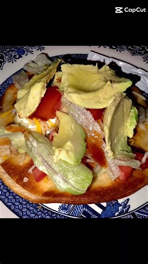 Made some Chalupas tonight. Can't see the grilled chicken but it's under there. So delicious. #dinner #chalupa #food #delicious #viralvideo