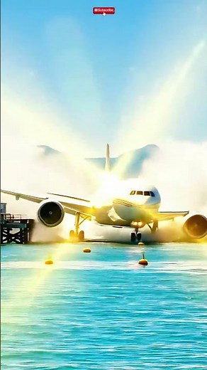 Could modern airliners land in the sea? Witness #shorts #aircraft #waterlanding #viralshorts #tech
