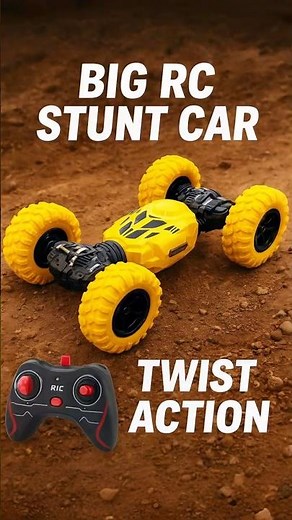 Big RC Stunt Car 🚙🔥 | Twist Action | Rechargeable Remote Control Car #Shorts