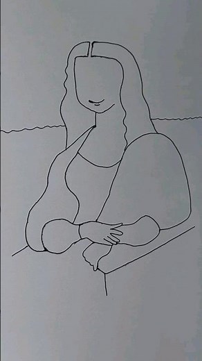 How To Draw Mona Lisa