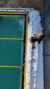 putting it down 💪 Concrete ◦ @premix_concrete Colour / Finish ◦ "Titanium" Honed Formwork ◦ @rsbuilt_formwork Sealer ◦ @vulkconcrete Pool ◦ @rainwiseadelaide Install ◦ @hawkinspoolinstallations Workwear ◦ @fxdworkwear | Modern Concrete Co